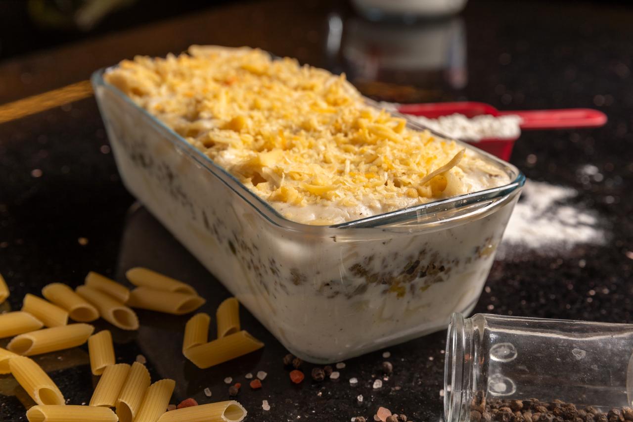 Bechamel pasta ( 2 persons)